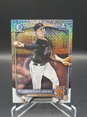 Antonio Jimenez 2025 Bowman Draft Chrome - Mojo #BDC-56 - Mets