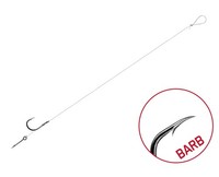 Delphin Vorfach FLR Sting 6 Stk 8Cm 0,25Mm Barb #8 / Sting 7Mm