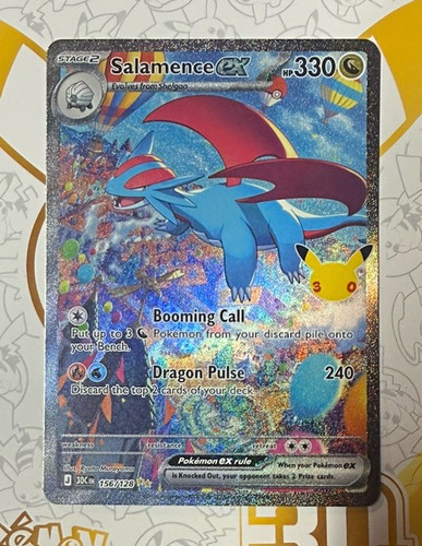 Pokemon TCG 30th Celebration Salamence ex SIR Holo Eng 💎 MINT