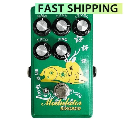 RingMOD Electric Guitar Effects Pedal Single Ring Modulator DC9V Loop Metal
