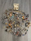 Vintage Estate Lot Costume Jewelry Rings Gemstones Gold Filled, Rhinestone! 990g