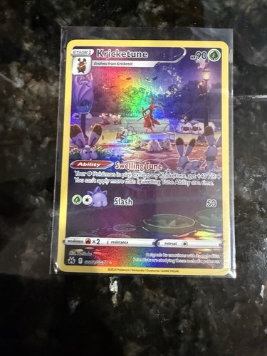 Pokemon Kricketune GG02/GG70 Crown Zenith Galarian Gallery Holo Ultra Rare