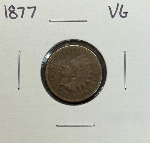 1877 Indian Head Cent, VG. (11462)