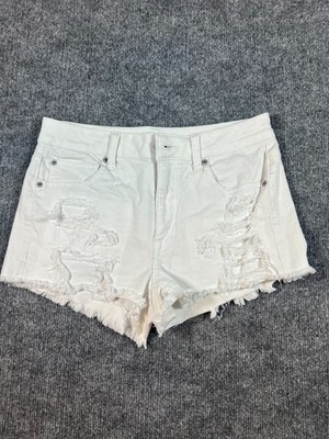 American Eagle Women's Size 6 Short Hi-Rise Jegging Super Stretch X Distressed