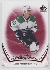 2021-22 SP Authentic Future Watch Limited Red Jacob Peterson #173 19le