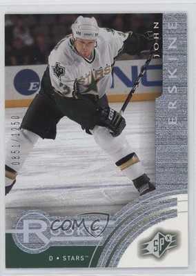 2001-02 SPx Rookie Redemptions Prizes 851/1250 John Erskine #R10 13h2