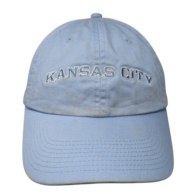 Kansas City Slideback Baseball Cap Blue One Size Adjustable 6 Panel Fahrenheit