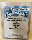2025 Topps Chrome Jahmyr Gibbs Chrome Autographs (RAW)