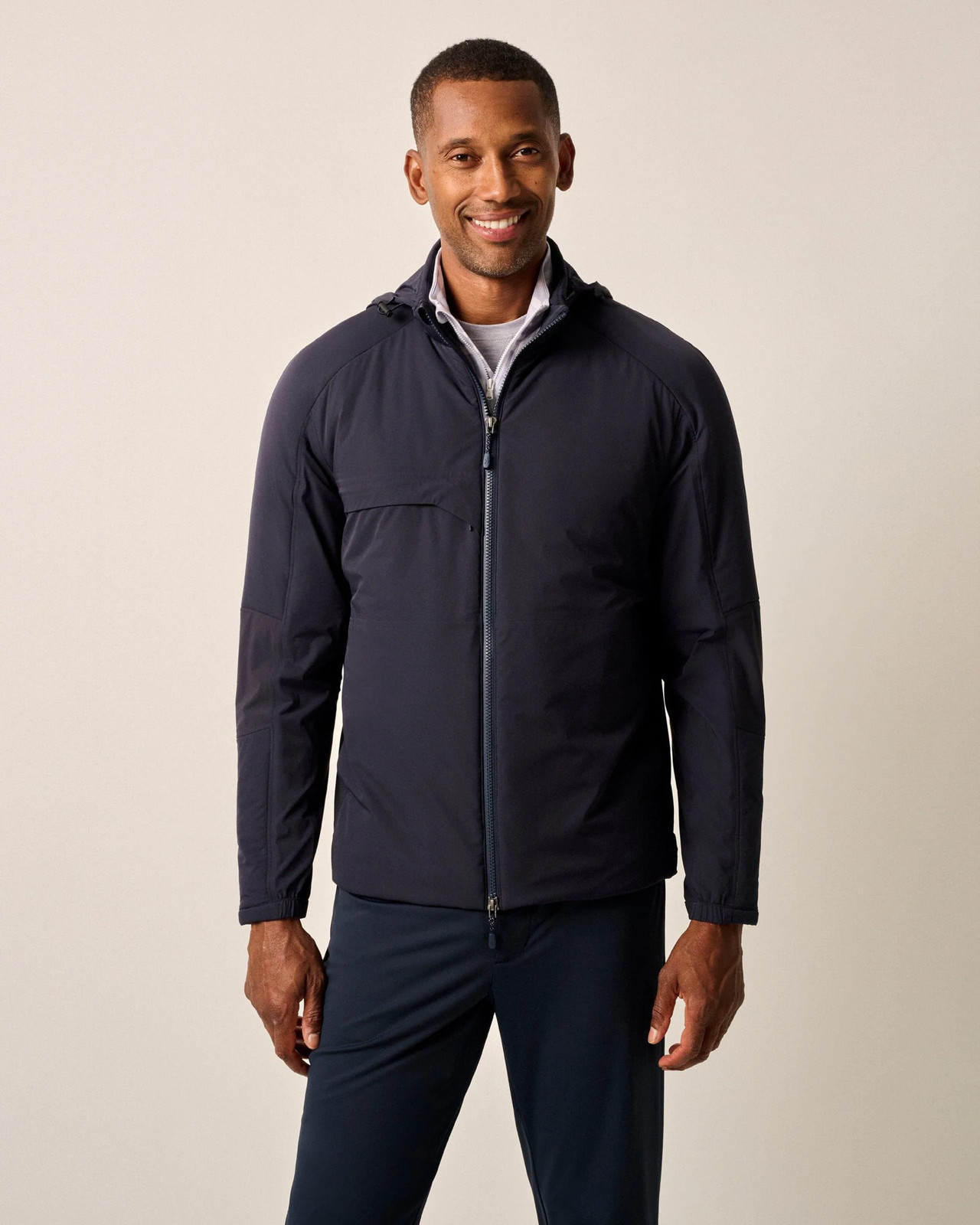 johnnie-O Folsom Rain Jacket Navy Size M