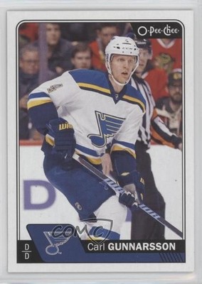 2016-17 O-Pee-Chee Carl Gunnarsson #294 e6j