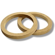 Pair of 6" X 3/4" High Quality MDF Wood Speaker Spacer rings SR6 Metra