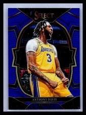 2022-23 Panini Select #17 Anthony Davis Blue Prizms