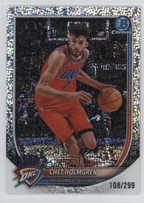 2025-26 Bowman Chrome Speckle Refractor 108/299 Chet Holmgren #BCV-108 0t5y