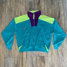 Vintage Women  s Neon Columbia Zip Up Jacket Size Youth XL