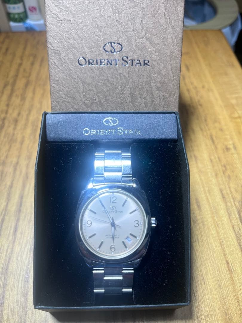 Orient Star Automatic Watch Silver Date Function … - image 1