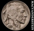 1931-S Buffalo Nickel- Extra Fine Semi Key Better Date No Reserve #i7802