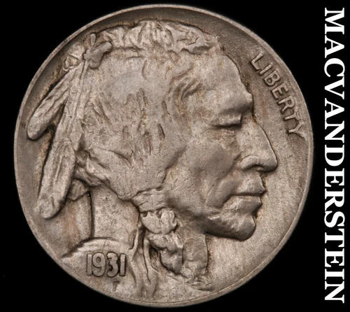 1931-S Buffalo Nickel- Extra Fine Semi Key Better Date No Reserve #i7802