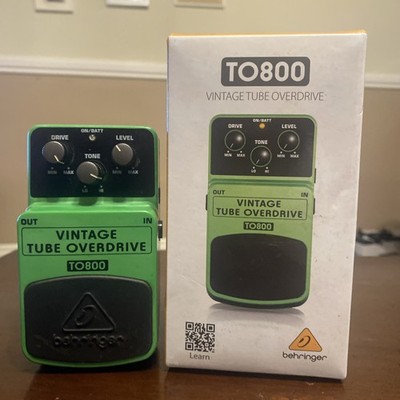 Behringer TO800 Vintage Tube-Sound Overdrive Effektpedal