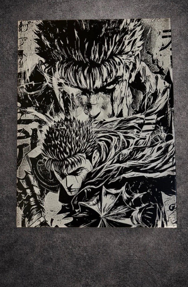 Tableau Berserk Guts toile déco murale anti-reflet pour remplacer vos posters abîmés