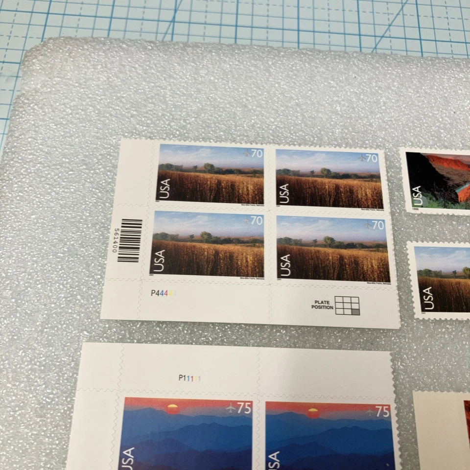 21 NEW/MNH USA Photo Air Mail Stamps singles/sheets, 1999-2007. A Deal- $1 Ships - Image 2 of 4