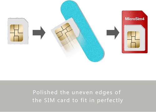 8 IN 1 Nano SIM Card to MICRO Standard SIM Adapter converter SET iPhone, Samsung - 第 5/18 張圖片