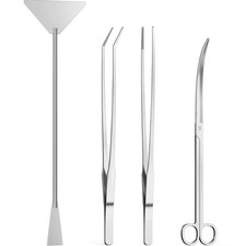 4Pcs Aquascaping Tools Aquascape Kit Long and Strong Aquarium Tweezers Sciss