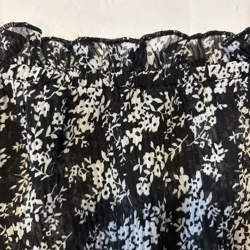 Central Park West Boho Rüschen Blumendruck verstellbare Schulter Träger Top Medium - Bild 6 von 6