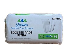 Adult Diaper Booster Pads Secure Ultra Incontinence Inserts New Sealed Pack