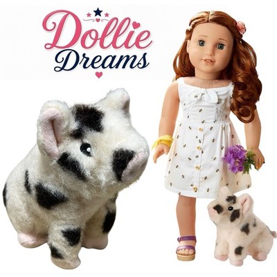   American Girl   Blaire Wilson s 2019 Plush 5  Spotted Pig Piglet