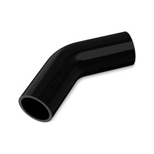 45 Degree Elbow Coupler Silicone Hose 4-Ply, 2 ID - 2Inch 51mm Black