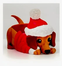 NEW Bath & Body Works Festive Dog Light-Up Soap Holder DACHSHUND FREE SHIPPING