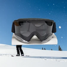 Oakley Snow Goggles Target Line L Matte Black Dark Grey lens new