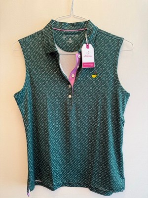 Magnolia Lane Masters Collection Sleeveless Polo -Medium