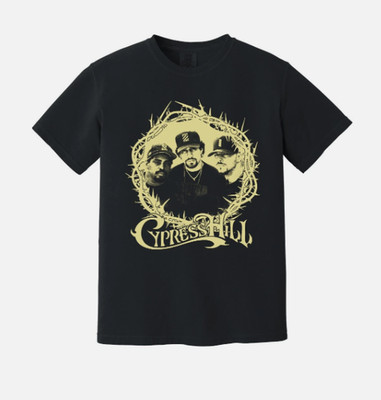 Cypress Hill Heavyweight T Shirt - B-Real, Latin hip hop, 1990s Boom Bap Rap