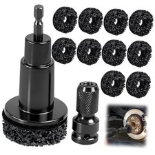 Wheel Hub Cleaning Tool Kit,Brake Hub Cleaning Kit,Quick Rust Removal for Lug