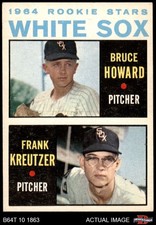 1964 Topps #107 Bruce Howard / Frank Kreutzer White Sox RCs RC 5.5 - EX+