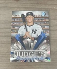 2025 Bowman Baseball Chrome Refractor Judges Chamber of Cards #HS-11 Aaron Judge