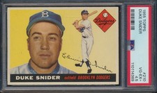 1955 Topps Duke Snider #210 HOF Brooklyn Dodgers PSA 4.5 DEAD CENTERED