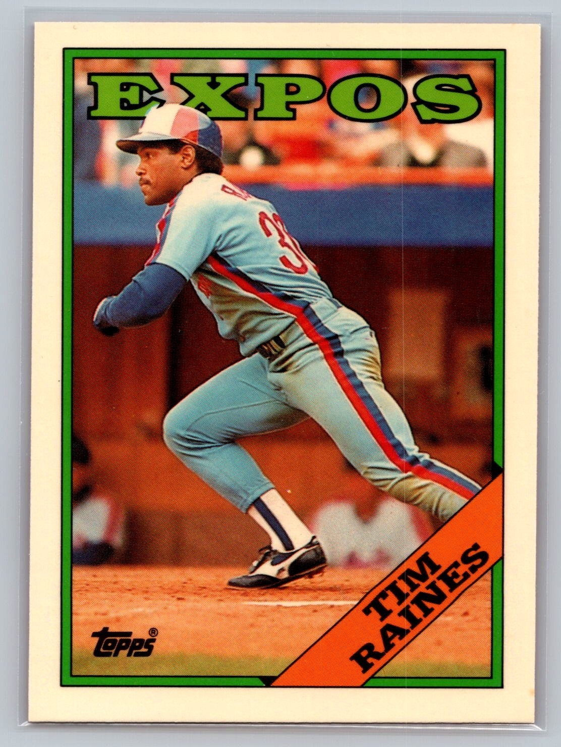 TIM RAINES 1988 TOPPS TIFFANY EXPOS #720
