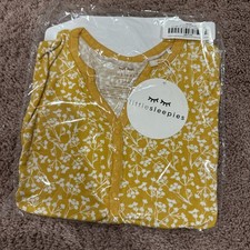 Little Sleepies Golden Poppies Bamboo Women Long Sleeve Pajama Top, Size XS