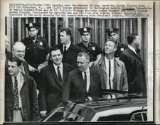 1967 Press Photo Antatoly Dobrynin, Andrei Gromyko, Alexei Kosygin, NYC Police