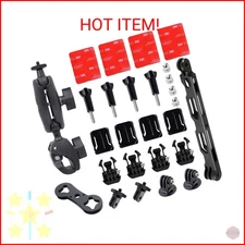 Sruim Motorcycle Accessory Bundle for Insta360 X5 X4 X3 X2 X ACE Pro ONE R RS GO