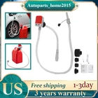 Automatic Portable Fuel Transfer Pump Auto-Stop For Gas Diesel Oil Liquid 3.2GPM