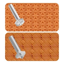 Leather Stamps 2 Pieces Professional Leather Border Stamping Tools for2218