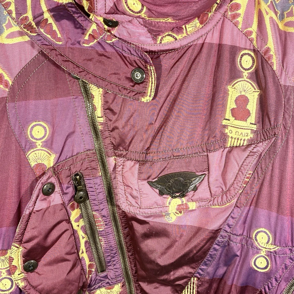 Veste Parka Ski Graphique All Over Print Vintage 80’s Emmegi (Made In Austria) - Photo 4/4