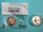 1907 Barber Quarter Littleton & 1976 S Washington Bicentennial Proof 40% Silver