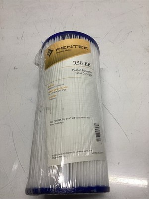 Pentek Pleated Polyester Filter Cartridge R50-BB O-874