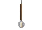 Ceiling Light Ceiling Lamp Pendant Lamp "Elna" with 1 Copper Socket/Chrome (6117)