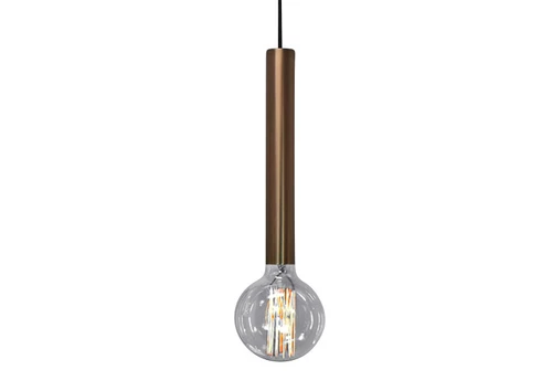 Ceiling Light Ceiling Lamp Pendant Lamp "Elna" with 1 Copper Socket/Chrome (6117)