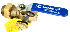 CASH ACME Cold Water Inlet Valve 3/4 Inch Ball Valve Female Threaded